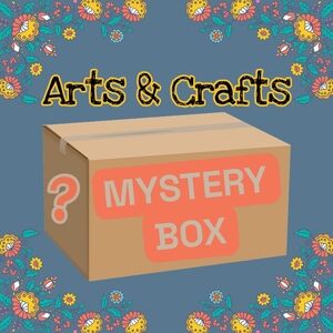 MEGA 20pc Arts & Crafts Mystery Box New DIY Supplies For Hand Crafted Fun!